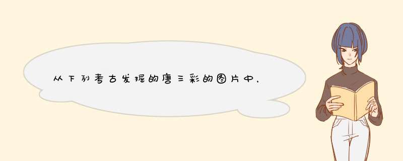 从下列考古发掘的唐三彩的图片中，可研究唐朝哪些历史主题？    图片一 唐三彩胡人牵骆驼俑    图片二 唐